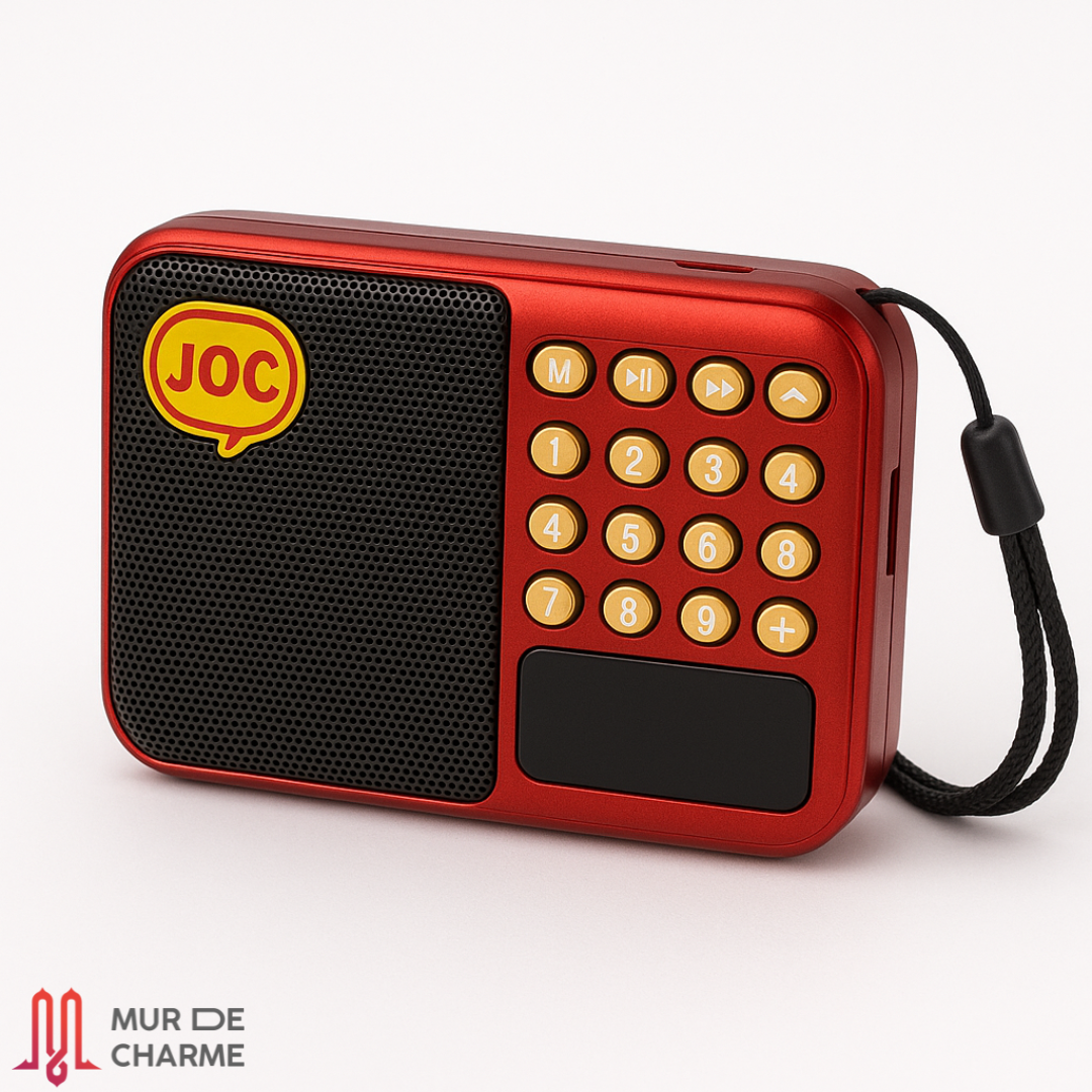 Haut-Parleur Coran Rechargeable – USB, TF Card & FM Radio