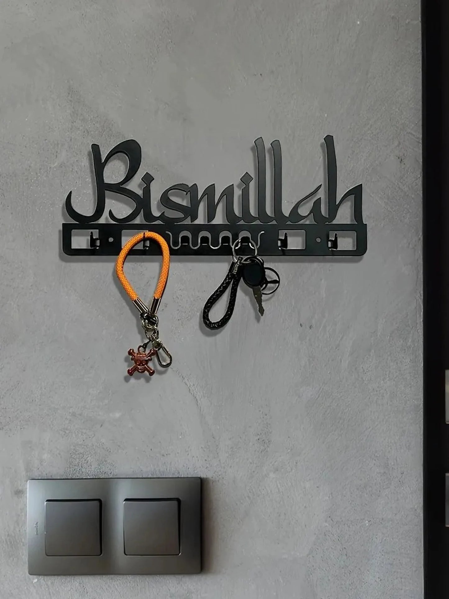 Porte-clés Bismillah, porte-clés décoratif islamique